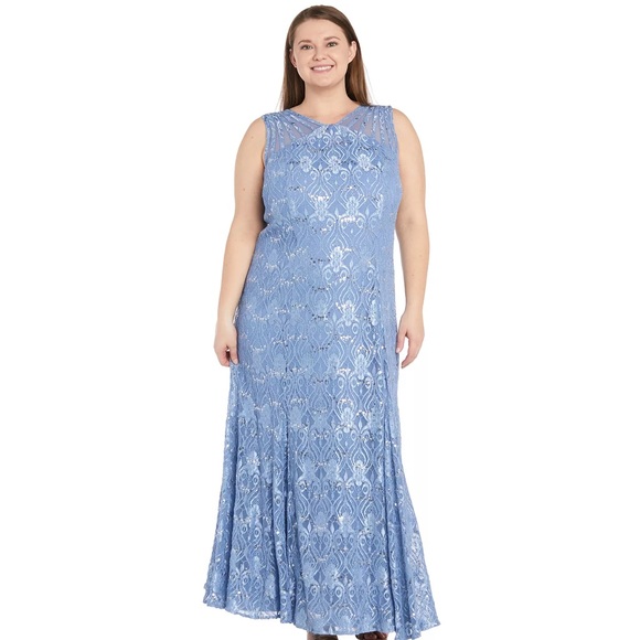 Plus Sequin Dress 💙 - Picture 2 of 11